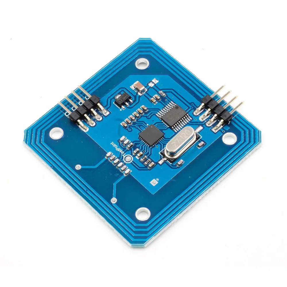 Модуль считывателя rfid карт RC522 13 56 МГц модуль считывания IC MFRC522 RF|Интегральные