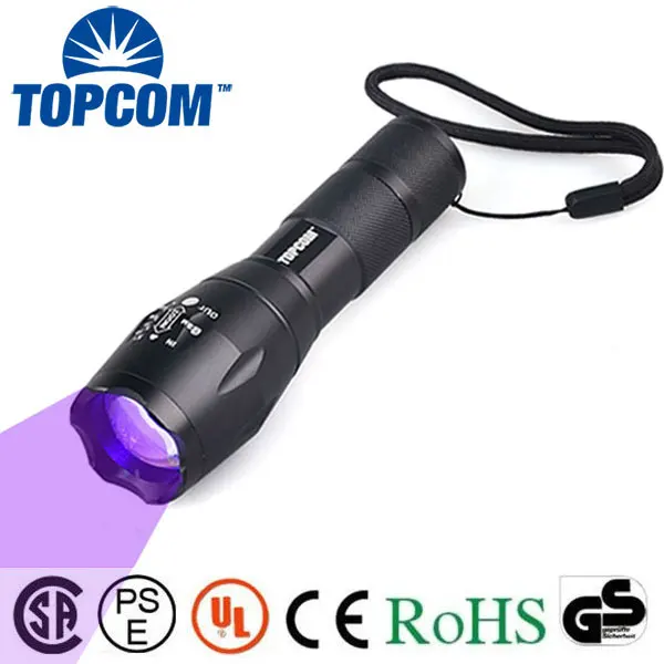 Powerful UV Light Grade A UV LED Chips LED 365nm 395nm UV Flashlight