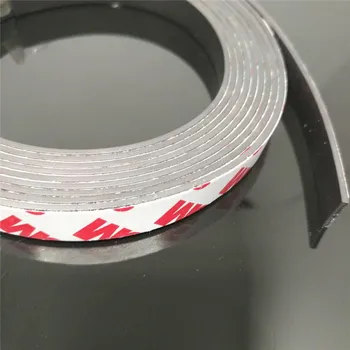 

Zion 1m 5m10 x1.5mm strong magnet strip self adhesive flexible magnetic tape rubber magnet tape width 10 mm thickness 1.5mm