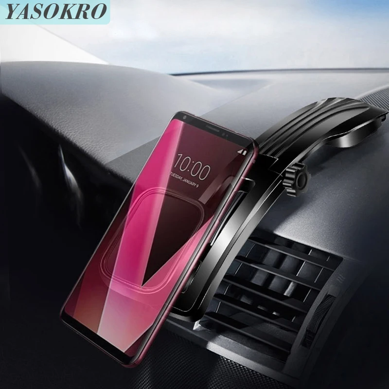 

YASOKRO Universal Car Magnetic Phone Holder Stand 360° Rotatable Phone Mount Dashboard Adjustable Vehicle Phone Stand