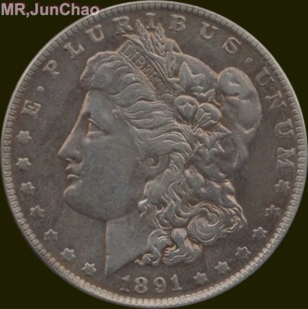 

U.S. 1891 Morgan One Dollar 90% Silver Copy Coins Can Choose Many Kinds to Make Old Style