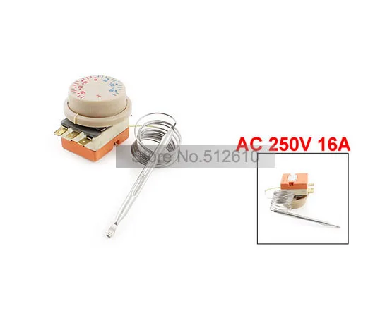 AC 250 V/16A-30 до 30 градусов Цельсия 3 контакта капиллярный термостат для холодильника