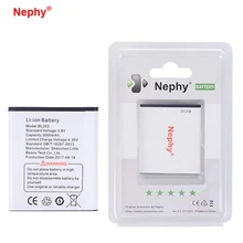 Nephy новейший 3,8 в 2000 мАч BL253 Аккумулятор для lenovo A2010 A2580 A2860 Vibe A 4," A1000 A1000m батареи для мобильных телефонов