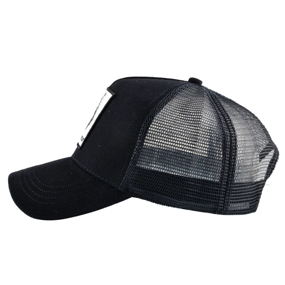 Для мужчин Snapback кепки s летние дышащая бейсбольная Кепка женщин Прохладный уличная волк вышивка Trucker Bones унисекс хип хоп шапки мужской
