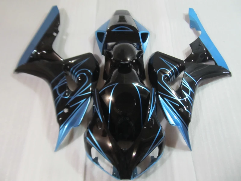 

Injection 100% fit for Honda fairing kit CBR1000RR 2006 2007 black blue motorcycle fairings set CBR1000RR 06 07 OT24