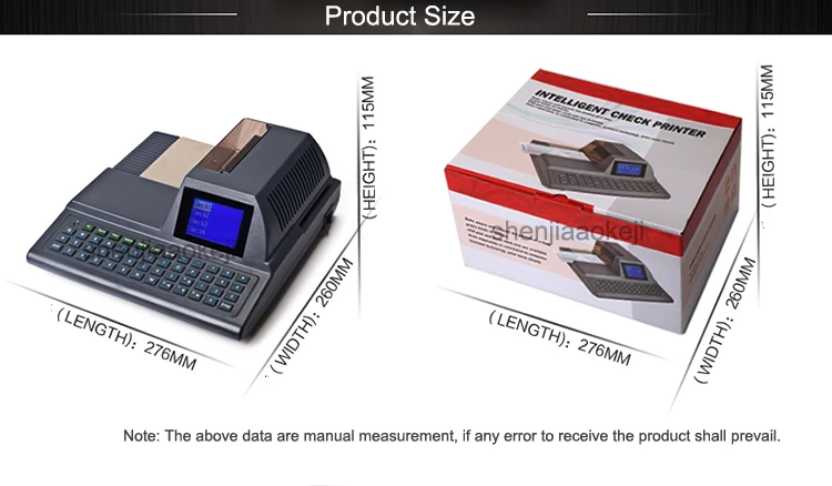 Checkwriter DY- чековый принтер английский чековый принтер Гонконг Малайзия, Сингапур Автоматическая контрольная машина 1 шт