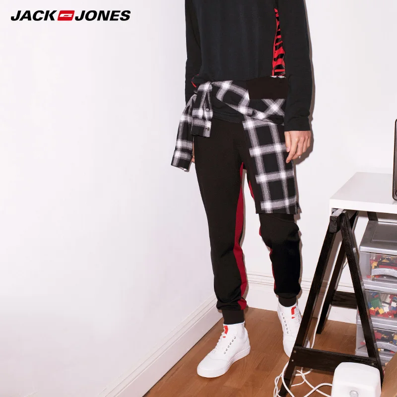 Jack Jones весна лето Брендовые мужские повседневные брюки бегунов спортивные
