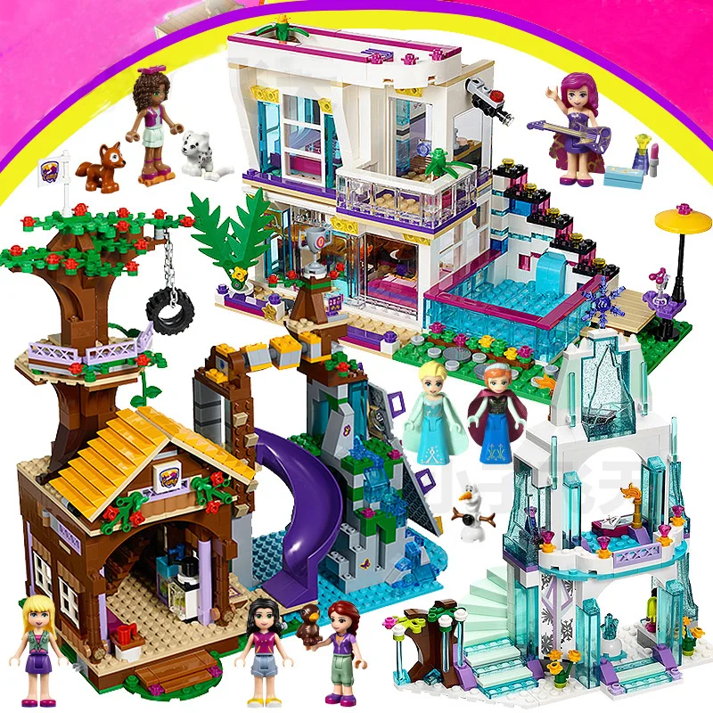 

Elves Dragon Princess Windsor Castle Livi House LegoINGlys 41135 Friends Model Building Blocks Girls Birthday Gift Children Toys