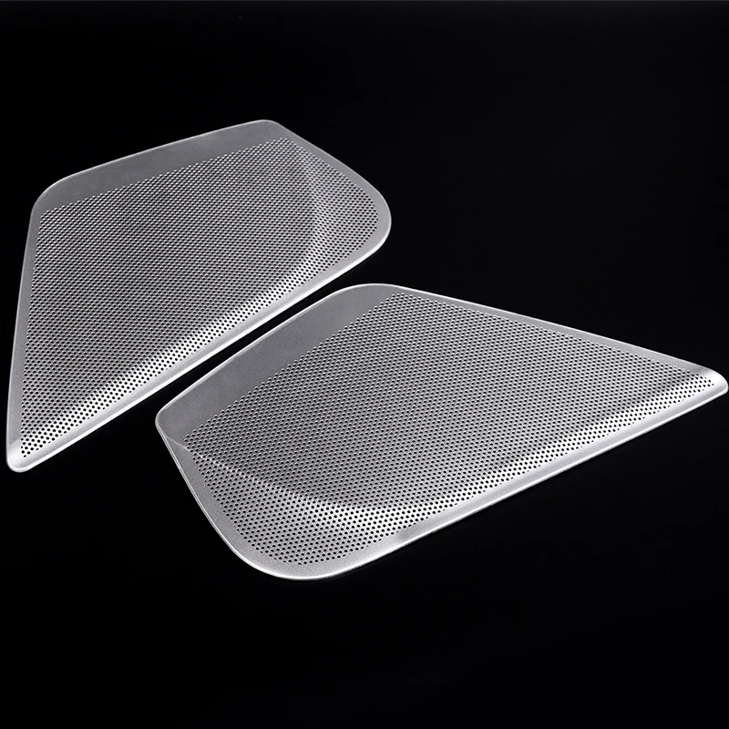 2個アルミ合金の車のフロントドアオーディオスピーカーカバートリムアウディa6車アクセサリー Audio Speaker Covers Audi A6 Door Trimtrim Cover Aliexpress