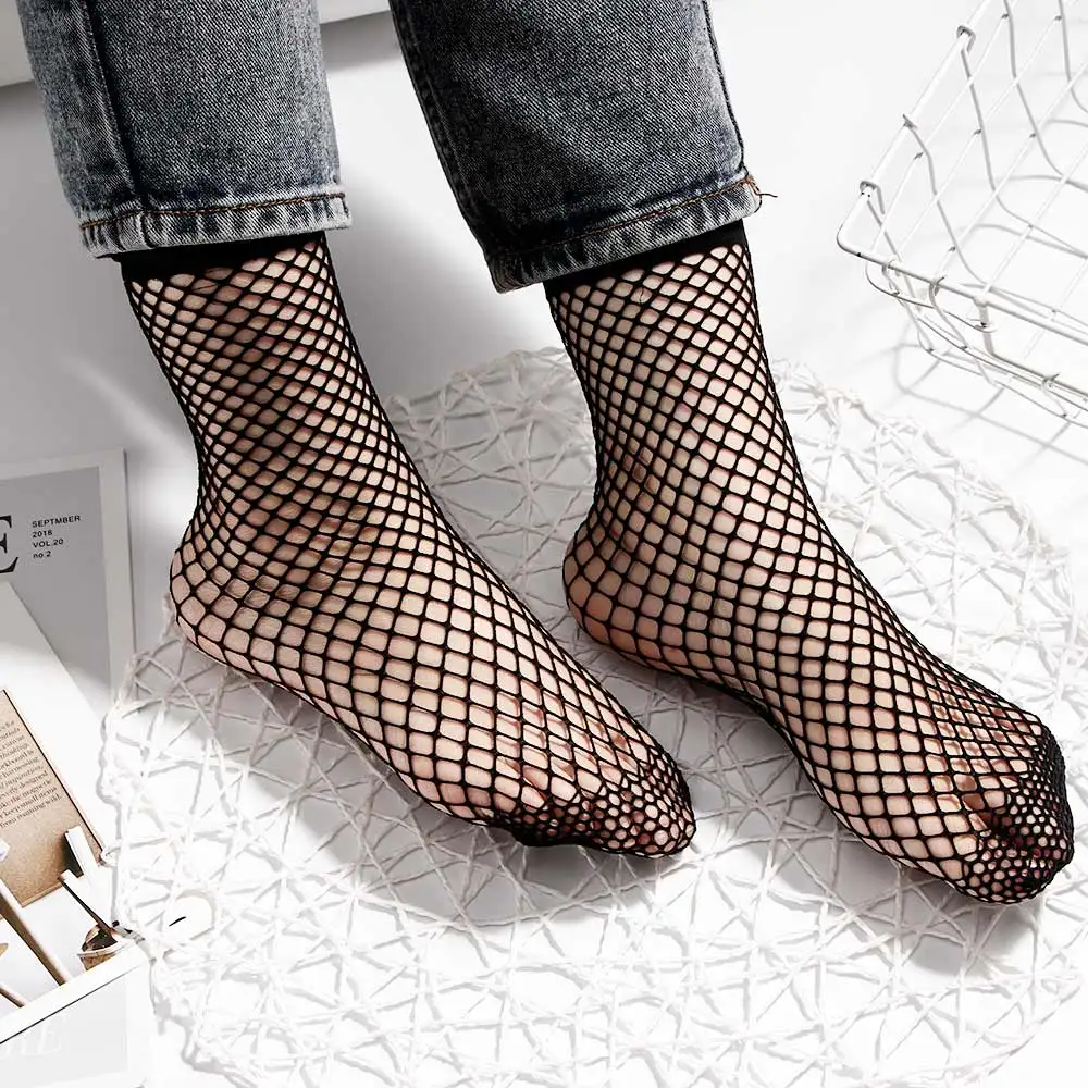 2 Pairs Women Black Fashion Fishnet Socks Fast Delivery High Socks 2 Pairs Women Black Fashion Fishnet Socks Fast Delivery High Socks