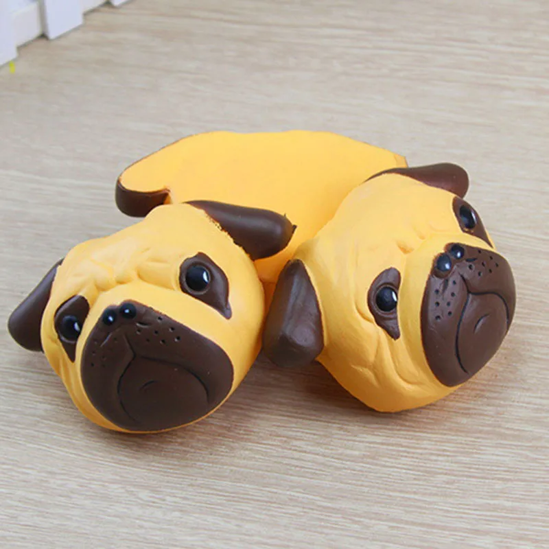 Mobile Phone Straps Etmakit Slow Rising Squishy Dog Face Bread 11cm Jumbo Pendant Kawaii Phone Straps Stretchy Squeeze Cream Scented Cake Toy Cellphones & Telecommunications