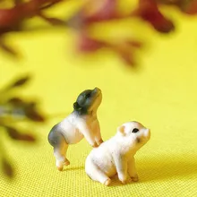 New~1Pcs/pig/piggy/lovely animal/fairy garden gnome/moss terrarium decor/crafts/bonsai/figurine/home table decor/DIY supplies