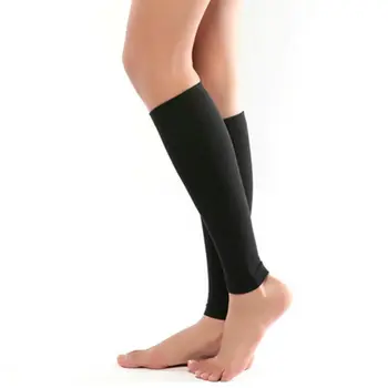 

1 Pair Women Unisex Leg Calf Sleeve 680D Compression Varicose Vein Circulation Medical Elastic Socks Relieve Pain Thin Stocking
