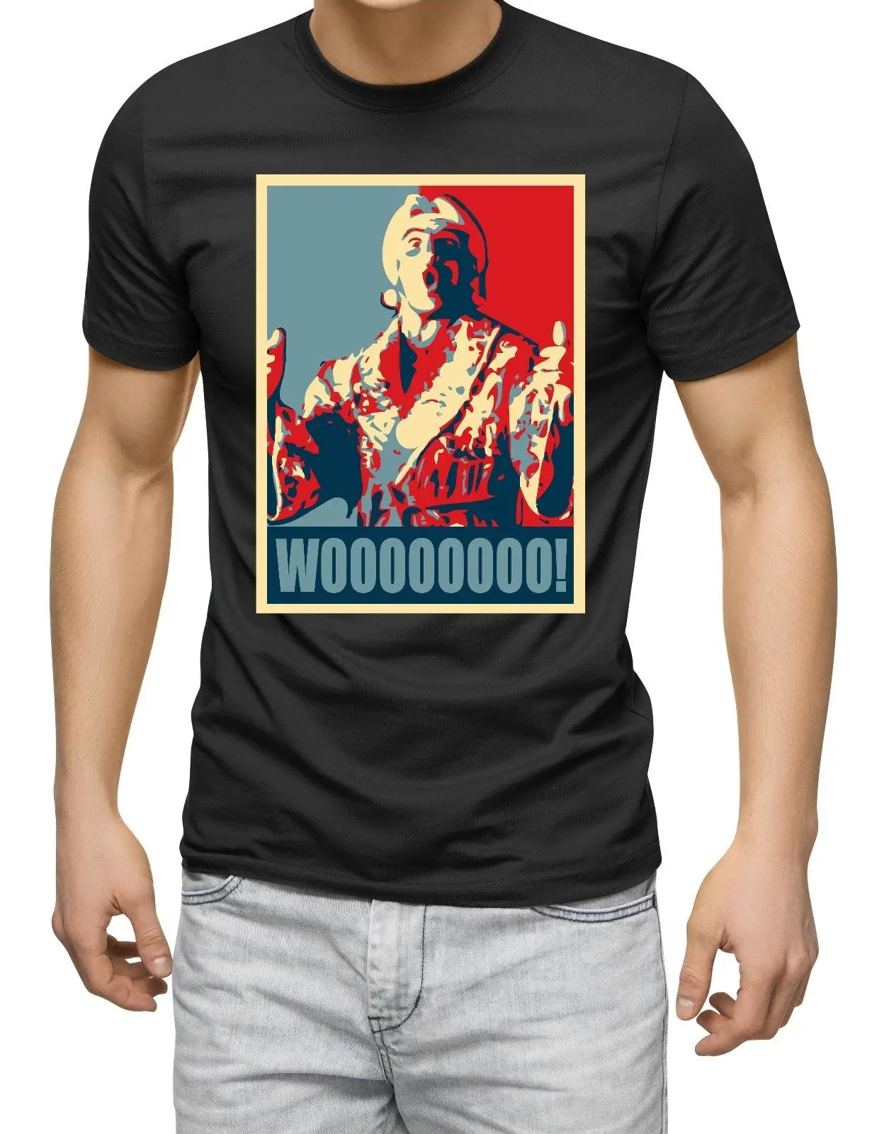 Wooo تي شيرت Ric الذوق مضحك t قميص الرجعية المصارعة الطبيعة الصبي الكلاسيكية WWF 1 Wooo تي شيرت Ric الذوق مضحك t قميص الرجعية المصارعة الطبيعة الصبي الكلاسيكية WWF 1