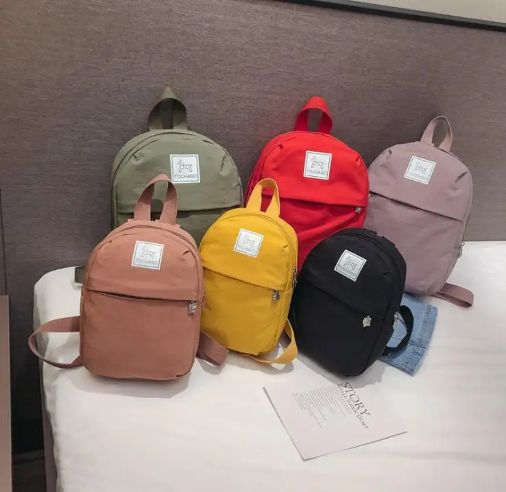 

Women Mini Backpacks Nylon Shoulder Teenage Girls Small School Backpacks Casual Travel Rucksack sac a dos femme T-10970