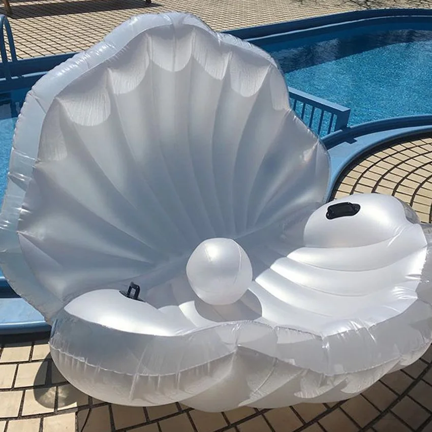 YUYU гигантский бассейн поплавок жемчужные гребешки надувные забавные водные игрушки надувной матрас для плавания спасательный буй для бикини