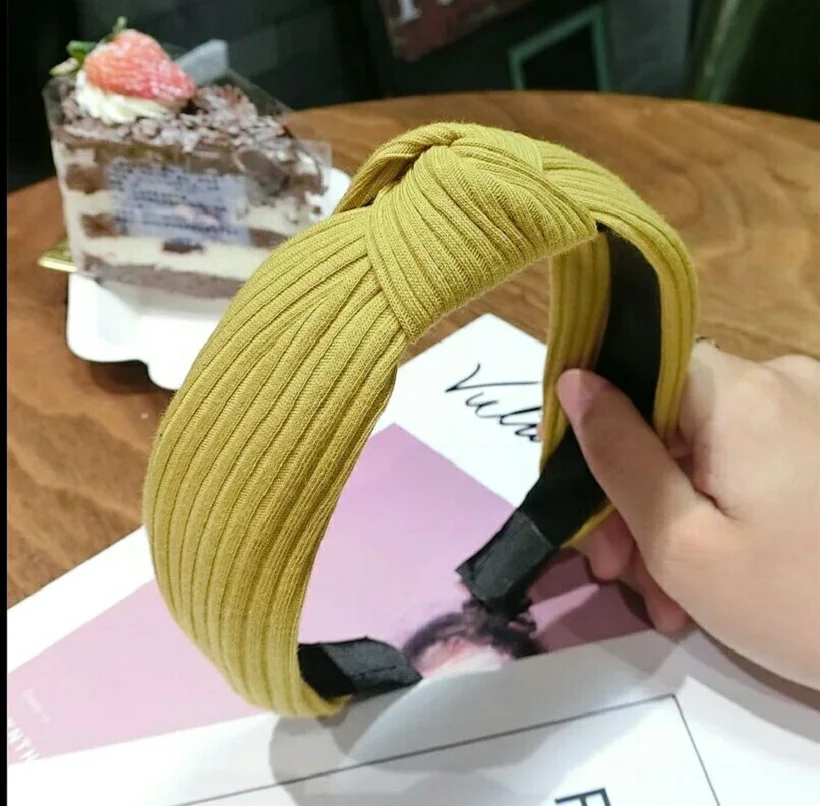 

Cute wide-brimmed headband female wild simple face hair band