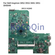 KoCoQin Laptop motherboard For Dell Inspiron 3452 3552 3441 3451 N2840 Mainboard CN-0H9V44 0H9V44 14214-1 SR1YJ N2840 CPU