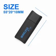 Портативный Bluetooth передатчик стерео аудио беспроводной USB адаптер AUX для ТВ ПК компьютер iPod к Bluetooth для наушников динамик