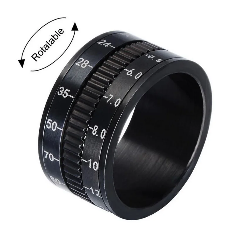 Наружное кольцо для самозащиты EDC, аварийные инструменты для разбивания окон, 12 мм кольцо для объектива камеры из титановой стали может поворачиваться