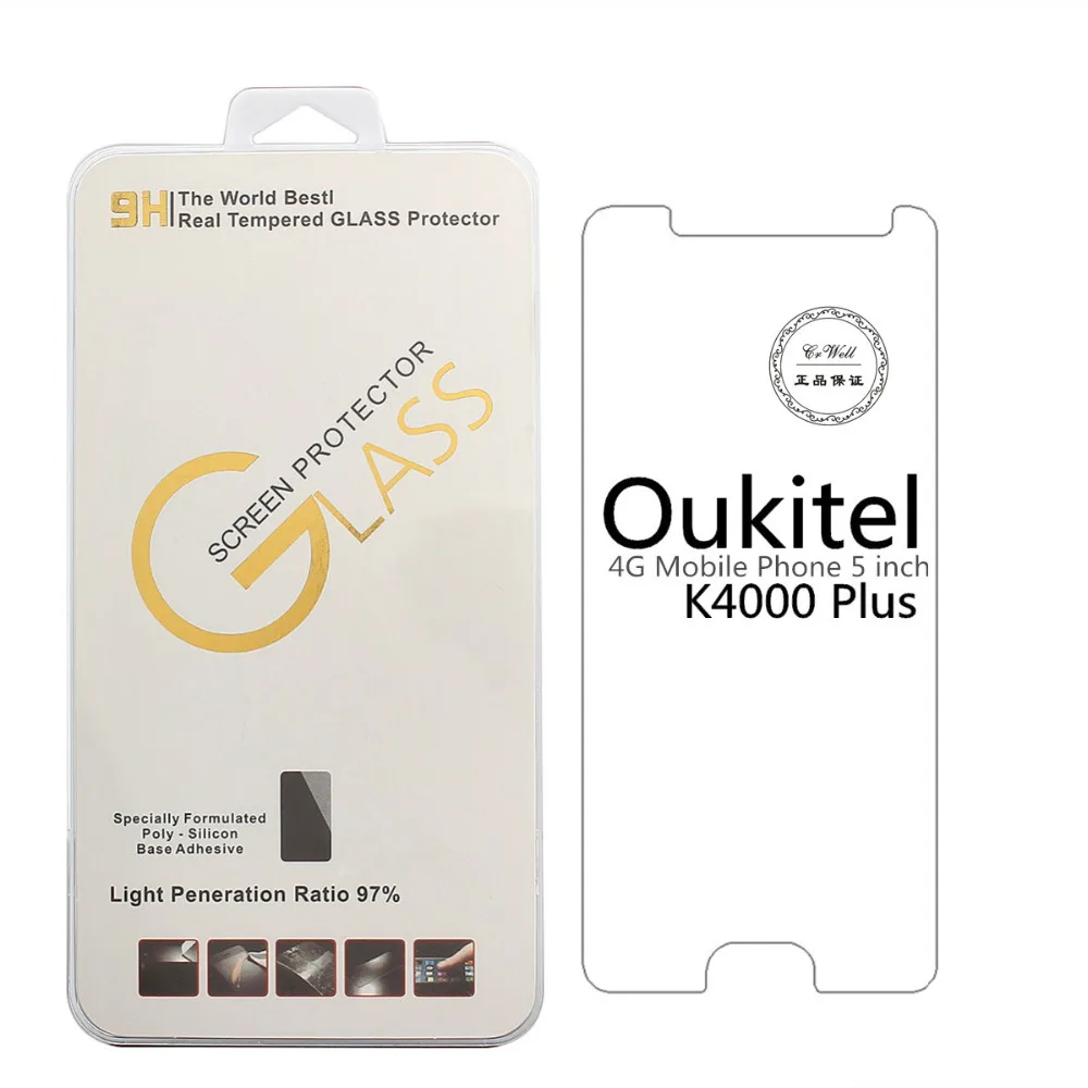 Для Oukitel K4000 plus/k4000 lite закаленное стекло 9H 2.5D Высококачественная Защитная пленка с