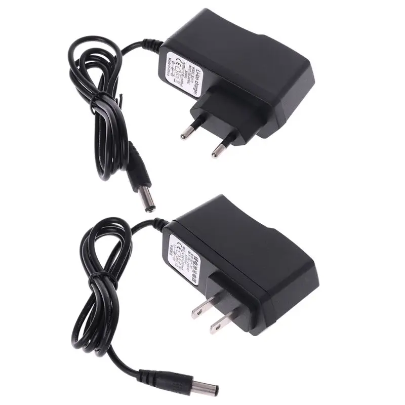 

High quality 12.6V 1A polymer lithium battery 18650 charger Power Adapter Charger with lights change