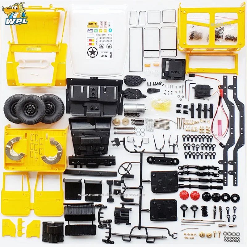 WPL C34 K& C34KM 1:16 Toyota FJ40 4WD альпинистский внедорожник автомобиль с дистанционным управлением DIY аксессуары Модифицированная обновленная модель игрушки для мальчика