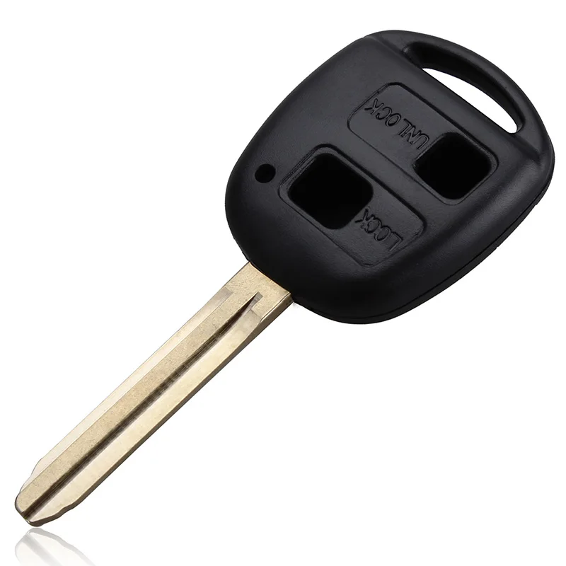 2 Button Remote Key Case Car Key Fob Shell Case Cover Replacement For Toyota Prado Tarago Camry Corolla