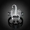 Beautiful Silver ring Fashion fashion Scorpion silver color NICE women Domineering Lady Ring jewelry Classical gift ,R739 ► Photo 1/6