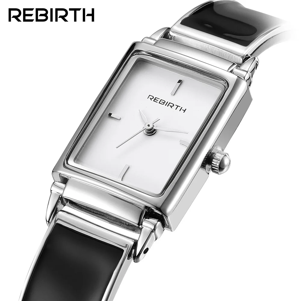 

REBIRTH Fashion Women Dress Watch Luxury Brand Quartz Lady Stainless Steel Bracelet Watch Casual Clock Montre Femme Reloj Mujer
