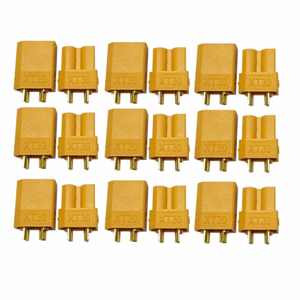 400 Pcs Above XT30 Male Female Bullet Connector Update Plug For RC Plane Lipo font b