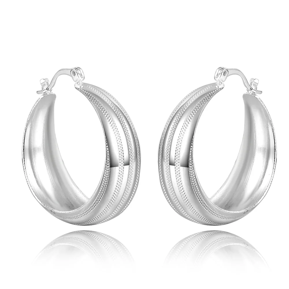 cheap silver hoop earrings