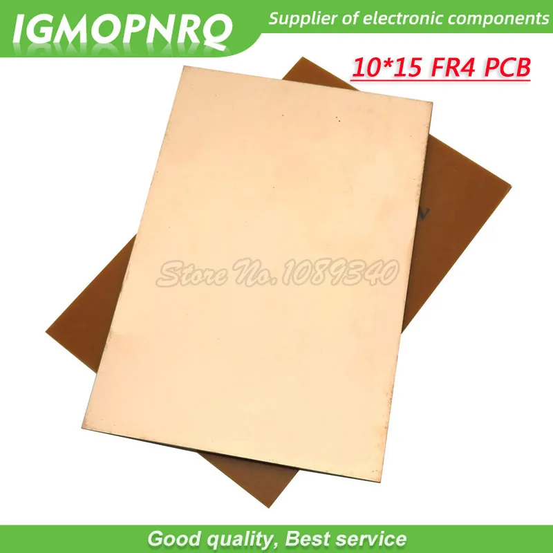 Single Sided Copper Clad Plate Laminate PCB Circuit Board 150mm x 100mm