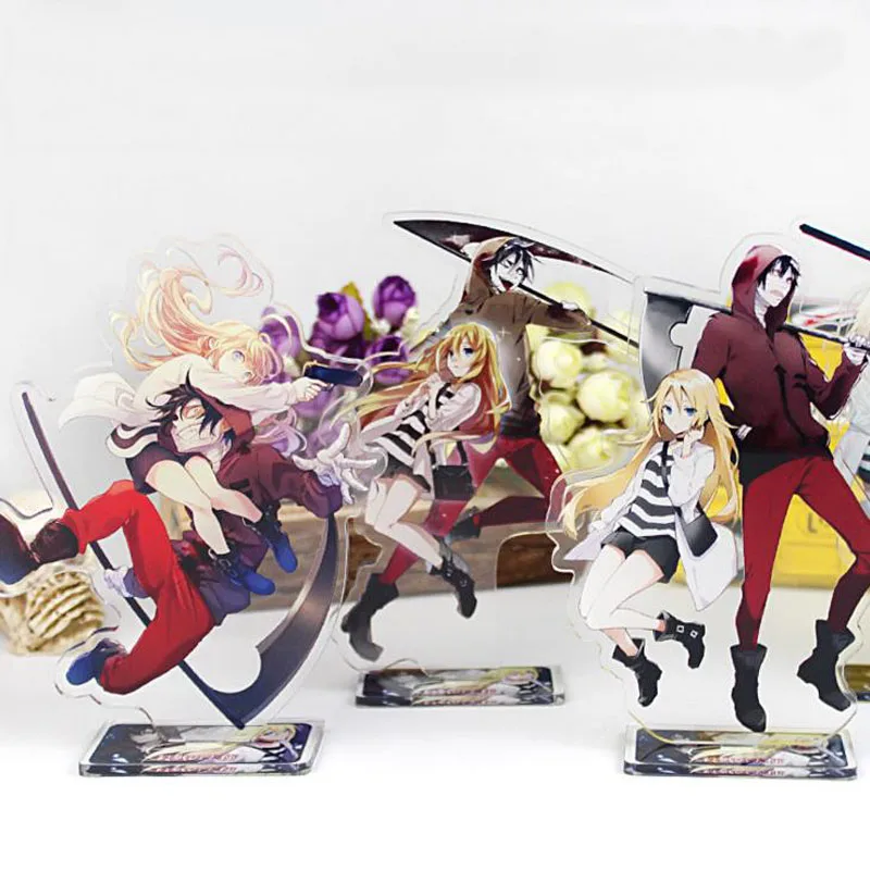 

1 Pcs Japanese Satsuriku No Tenshi Angels of Death Foster Zack Rachel Gardner Acrylic Stand Figure 16cm Cosplay Gift Anime Toys