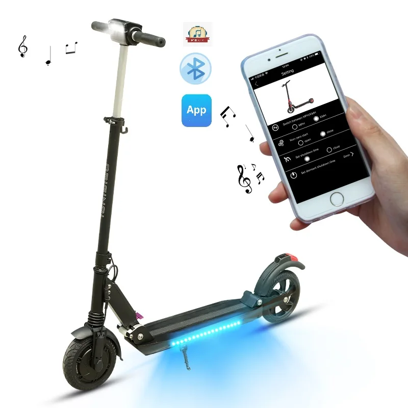 

SUPERTEFF EW4 pro electric scooter with KUGOO-S3-Pro App e-scooter with Bluetooth speaker and LED flash light