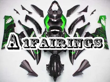 

Green Black Full ABS Plastic Motorbike Body Kits for Yamaha YZF600 R6 2006 2007 06 07 Fairings Motorcycle Cowling Hulls Covers