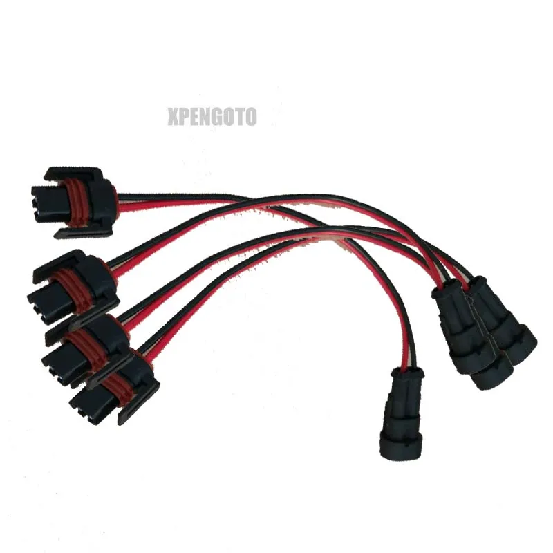 

Total 4 pcs for Caterpillar injector connector, Common Rail Carter HEUI CAT Syringe and Pump Connection Plug Extension Adapter