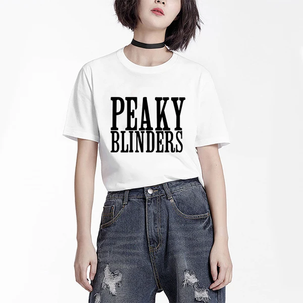 

promotion summer women peaky blinder t shirt femme womens shirts womens tshirt ulzzang blinders t shirt women o-neck tee shirts