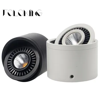 

Indoor Dimmable Surface Mouted LED COB Downlight 10W 15W 20W 30W LED Lamp Ceiling Spot Light for Home Decoration Light