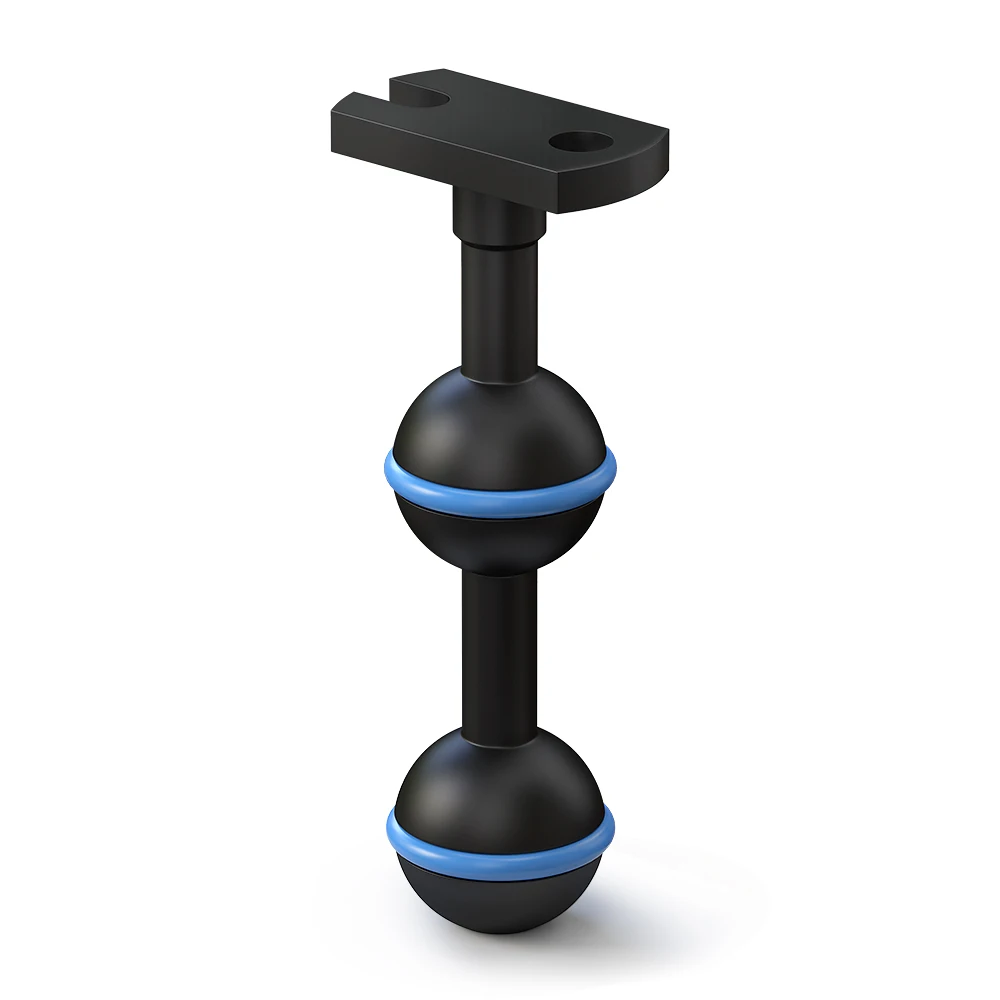 Camera Housing Adapter Stabilizer Accessories for Underwater Photography Lighting System Holder Stand Dual Ball Adapter