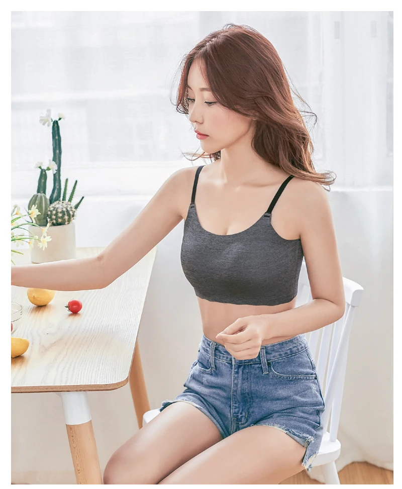 Free Seamless Ice Silk Bra Women Ultra Thin Sleep Bra Wire Free