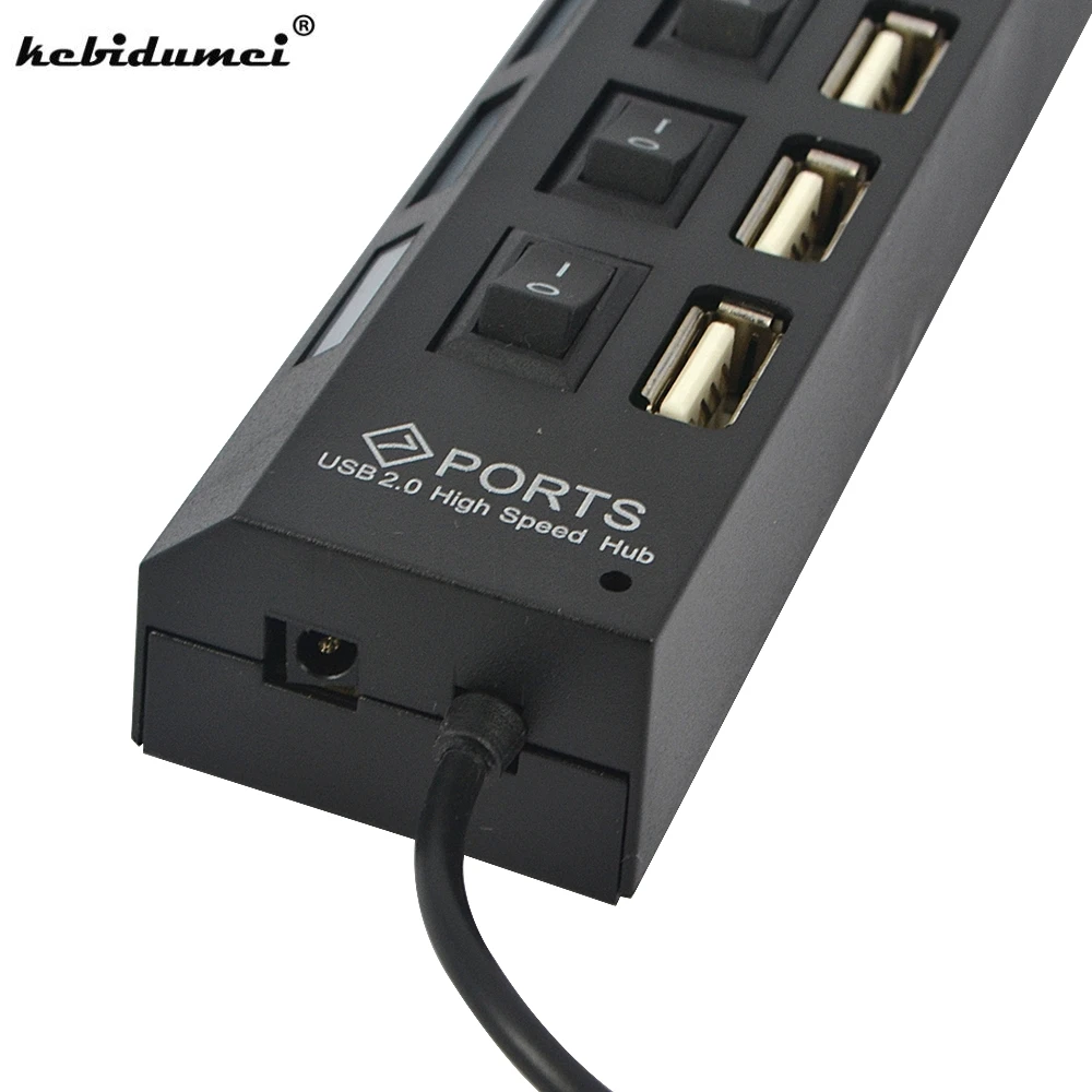 High speed 7 Ports LED Indicator 5Gbps USB 2.0 480 Mbps