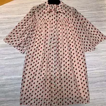 Женские модные шелковые платья с принтом at190108