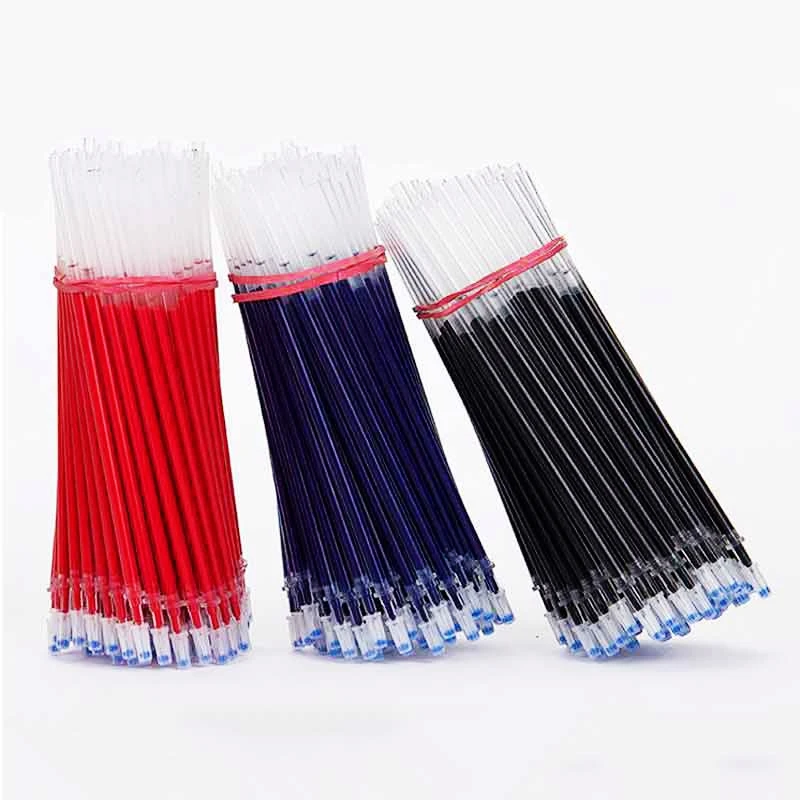 

20pcs/lot Gel Pen Refills Set Stationery School Office Supplies Tool Black Blue Red Ink Rods for Neutral Gel Pen Refill 0.5mm