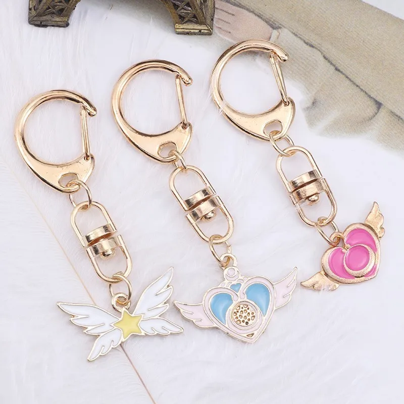 Аниме Sailor Moon ювелирное изделие мультфильм эмаль Sakura Card Captor кошка звезда сердце