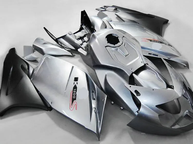 

Motorcycle Fairing kit for BMW K1200S 05 06 07 08 K1200 S 2005 2006 2007 2008 ABS Grey black Fairings set+Gifts BA16