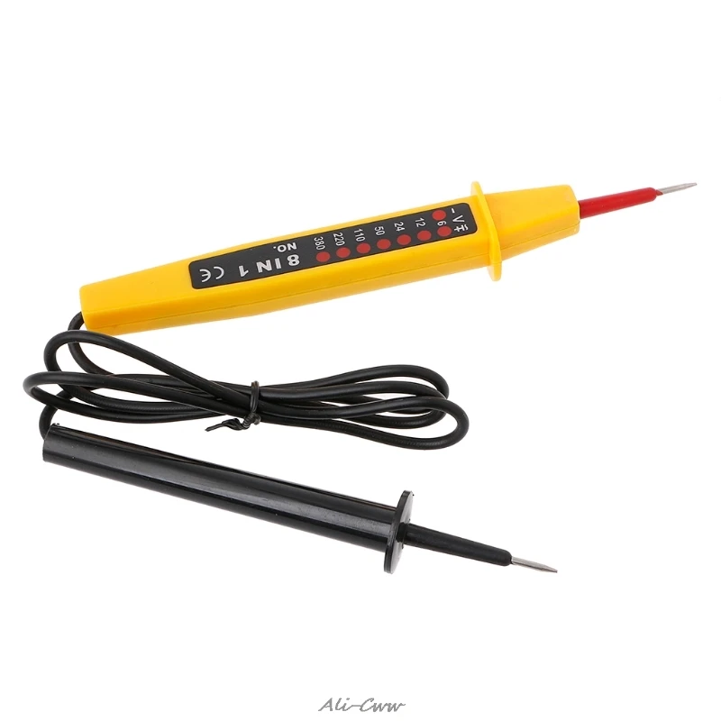 2X 2 IN 1 TESTER VOLTAGE AC DC ELECTRIC PEN MAINS SOCKET 380V DIY CIRCUIT 68088c