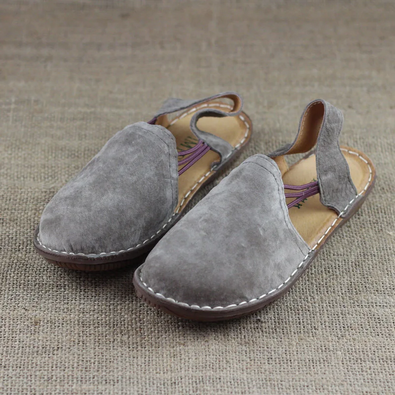 Careaymade-2019 New Artistic flat-heeled sandals of series made by hand in summer casual shoes female genuine Leather sandals Careaymade-2019 New Artistic flat-heeled sandals of series made by hand in summer casual shoes female genuine Leather sandals