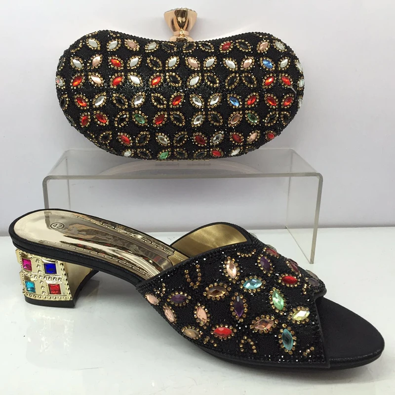 Boda oro Oro Llegada Italianas Conjuntos Zapatos Con Mujeres Y Conjunto Rhinestone plata Decorado De Bolsa Nueva púrpura Color Negro Señoras Nigeriano azul rojo fHxwZqqp