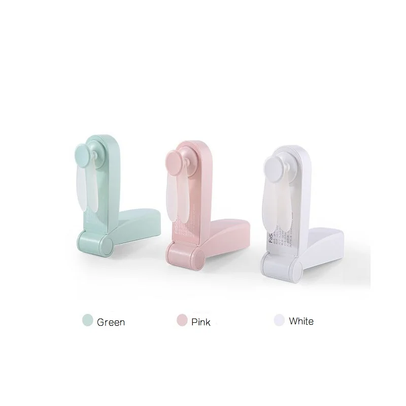 

Schoffice 2018 New Fashion Small Pocket Fan Desktop USB Charge Fan